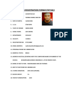 Thomas Daniel Walter Id Card Registration Form