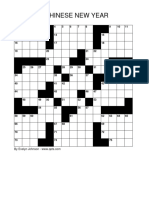 Chinese New Year LP STD Crossword