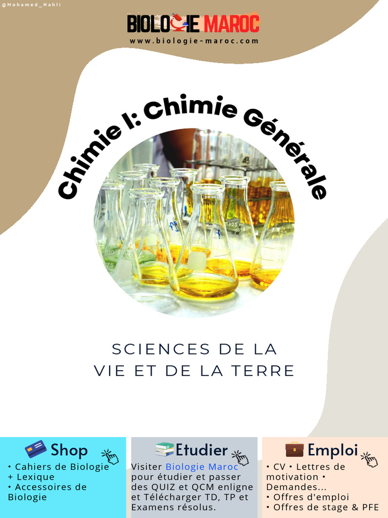 Chimie Générale : Solutions et pH | PDF | Concentration molaire ...