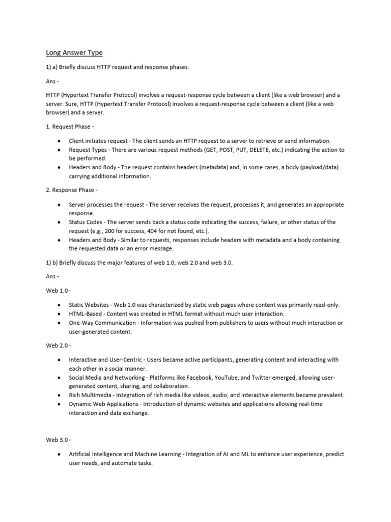 IWT Long | Download Free PDF | Document Object Model | World Wide Web