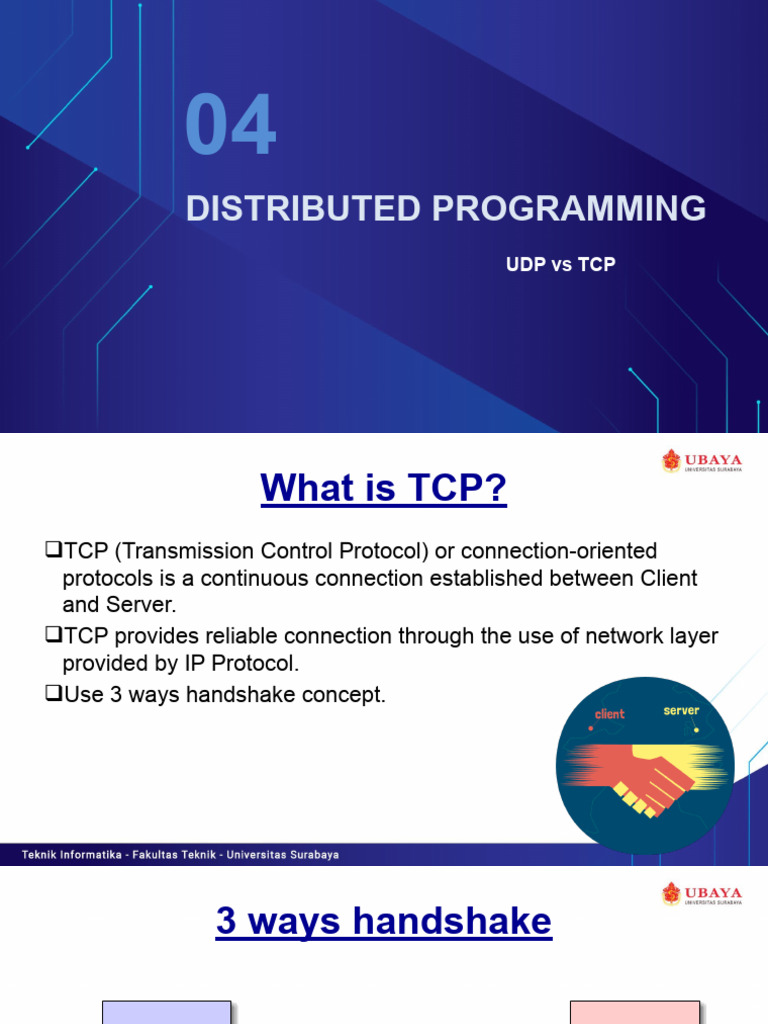 TCP vs UDP: Java Networking Guide | PDF | Transmission Control Protocol ...