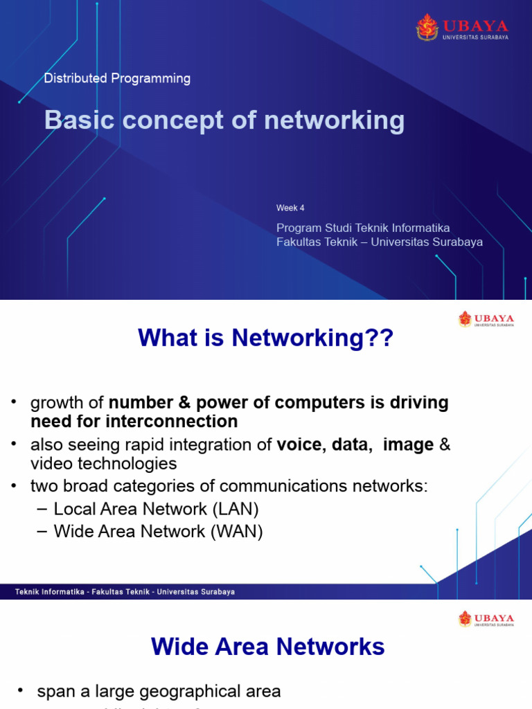 Basic Concept of Networking PDF Thread Computer Network