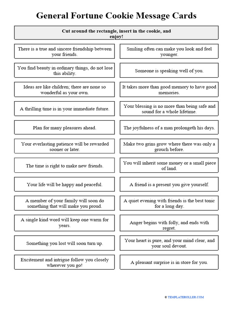 Message Cards Templates