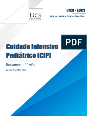 Resumen - Cuidado Intensivo Pedíatrico, PDF, Defecto cardiaco congenito