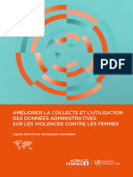 Improving The Collection and Use of Administrative Data On Violence Against Women FR