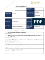 Revised Ref Check Form