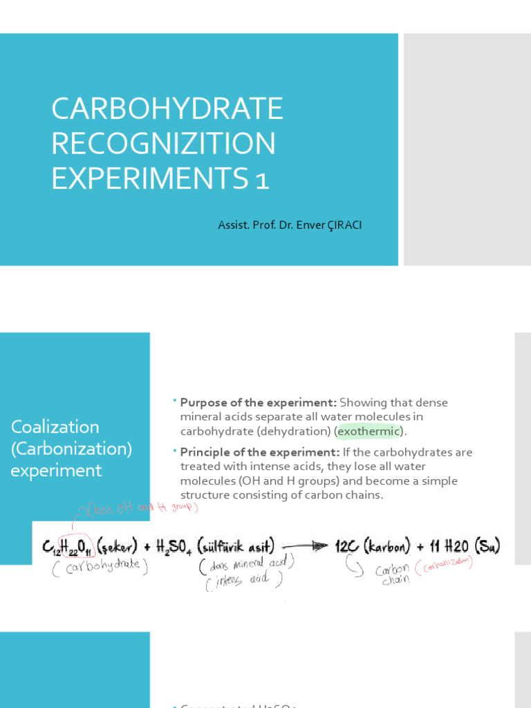 6 CARBOHYDRATE RECOGNIZITION 1.pptx | PDF | Carbohydrates | Glucose