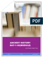 Ancient History DAY-1-30 (MODULE) : Upsc Prelim Target-2021
