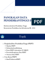 Presentasi Data-PDPT Dikti 2012 - Revisi2