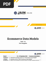 Unit 4 - Ecommerce Data Models