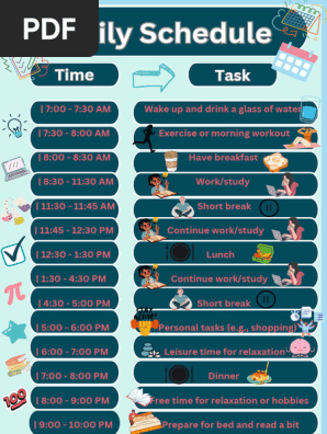 Daily Schedule