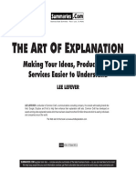 The Art of Explanation Micro Summary