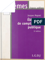 Éléments de Comptabilité Publique (Jacques Magnet, Michel Bouvier, Laurent Richer)