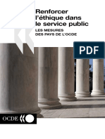 Renforcer L'éthique Dans Le Service Public Les Mesures Des Pays de l'OCDE.