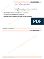 01 Partial Differentiation Lecture Notes