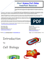 Introduction To Cell Biology Lecture PowerPoint VCBCCT