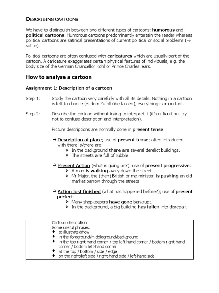 Analysing Cartoons Pertaining To Political Cartoon Analysis Worksheet