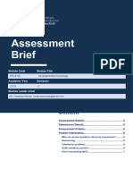 PSY4105 - WRIT - 2 Assignment Brief