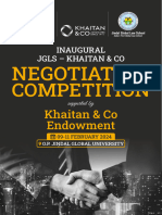 JGLS - Khaitan Negotiation Competition