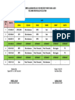 Jadwal Pembelajaran Kelas II SD Negeri 118695 Suka Jadi I