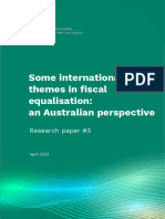 Research Paper No 3 - International Comparison of Fiscal Equalisation
