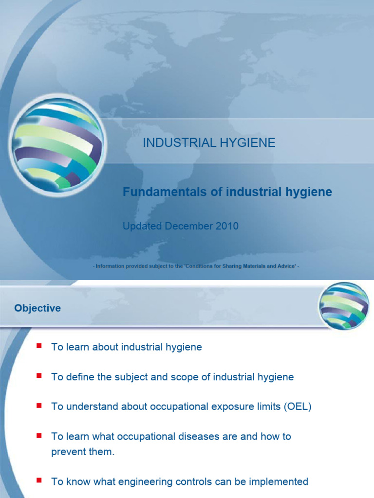 Industrial Hygiene Fundamentals Overview | PDF | Occupational Hygiene ...