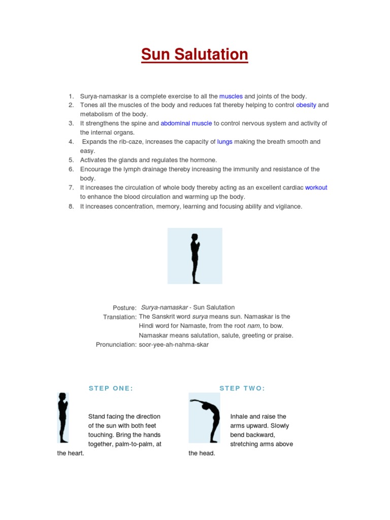 Surya Namaskar Exhalation Breathing