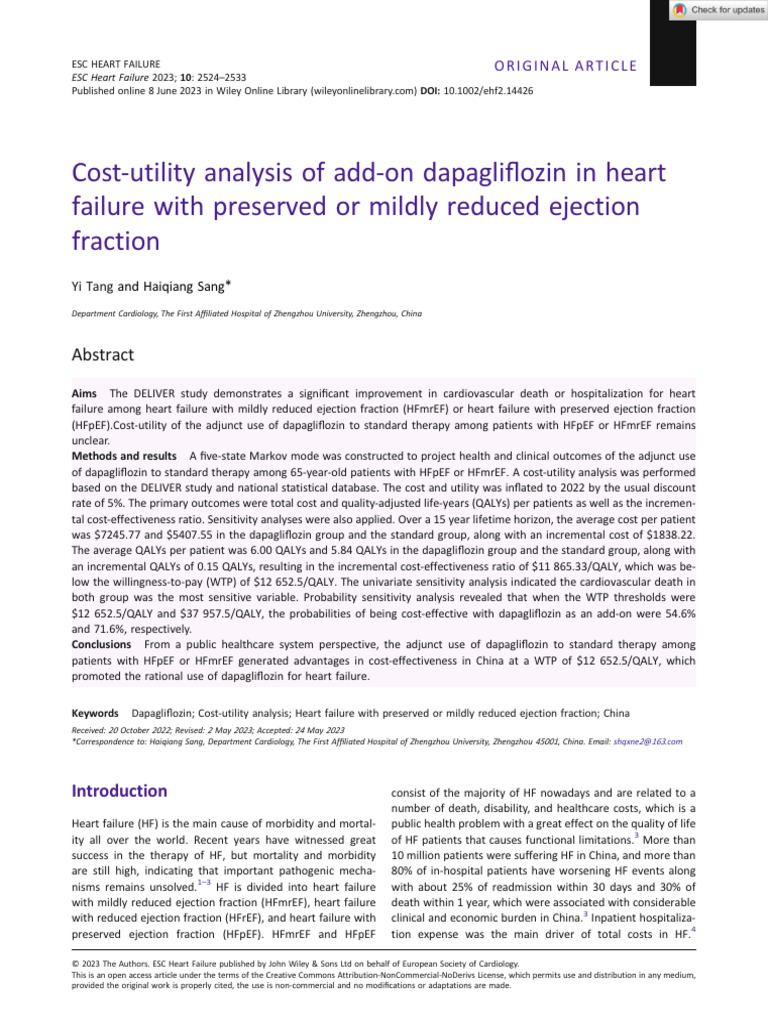 Cost Utility Analysis Health Economics