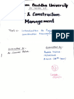 Project & Construction Management
