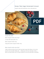 Vegan Croissant Recipe