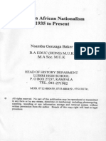 Modern African Nationalism 1935 To Present: N Samba Gonzaga Baker