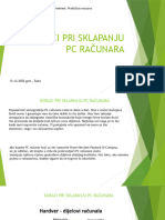 Koraci Pri Sklapanju PC Računara