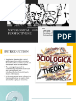 WEEK 2 - Sociological Theory