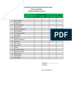 Daftar Setoran