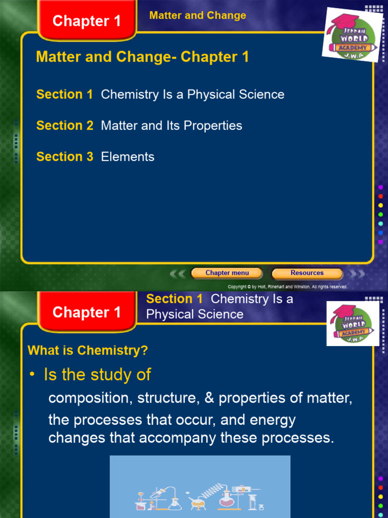 Chemistry: Matter and Its Properties | PDF | Matter | Chemistry