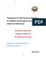 Treatment of The Fracture of Femur in Children