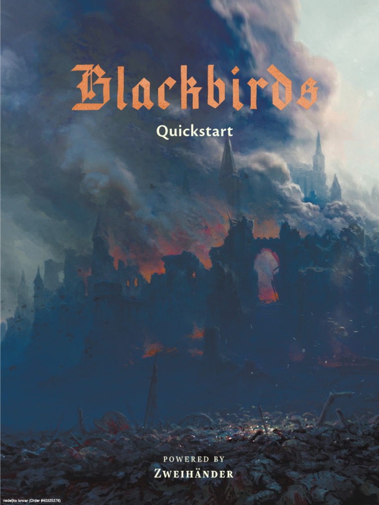 Blackbirds RPG Quickstart Guide | PDF | Dice