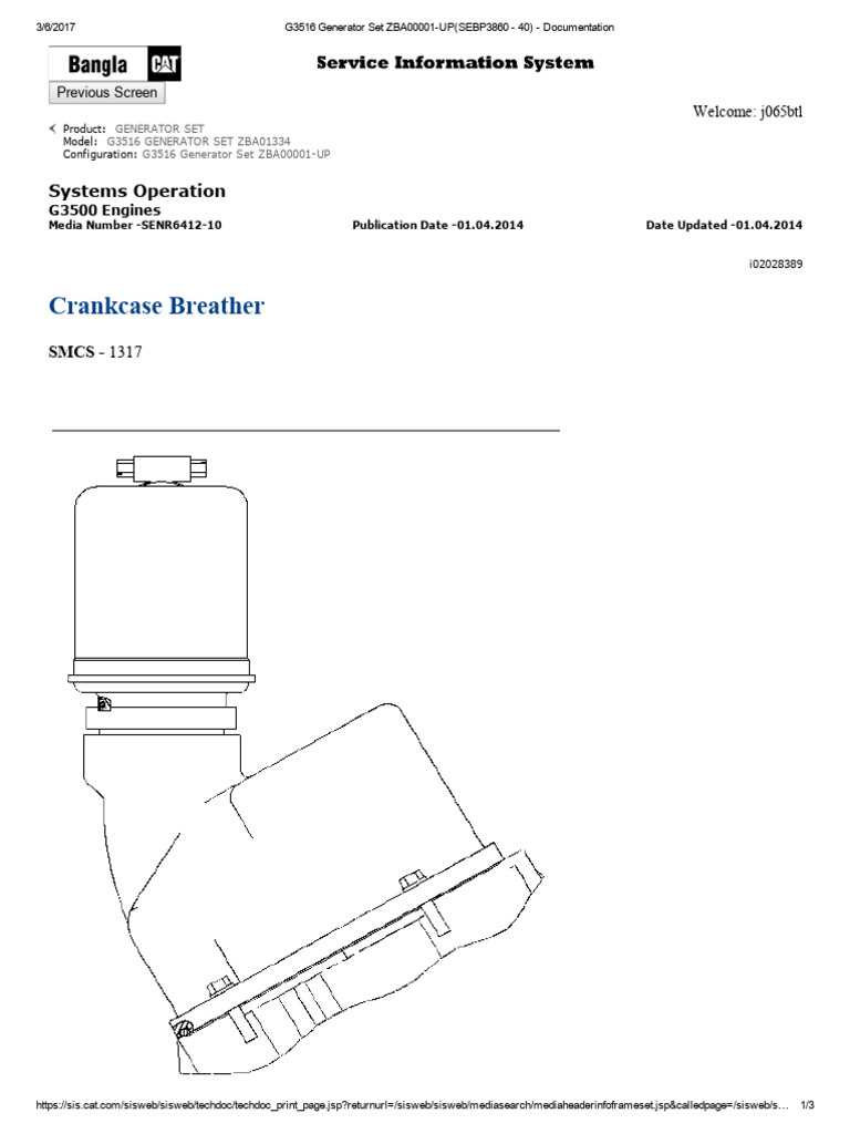 Crankcase Breather PDF Gases Systems Engineering
