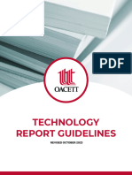 Technology Report Guidelines V3