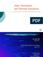 Somatic Sensations - Pain and Temperature - L9-Students