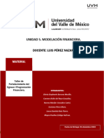 Unidad 5. Modelación Financiera.: Docente: Luis Pérez Nazar