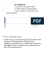 How To Do Grad-Project - Presentation Template