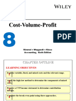 Chapter 18 Cost-Volume-Profit
