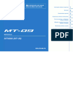 Manual de Instruções Yamaha MT09 (2023) (Português - 110 Páginas)