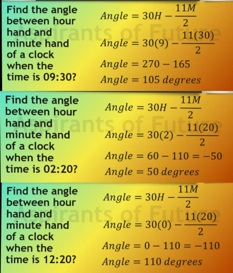 Clock Problems Tricks | PDF