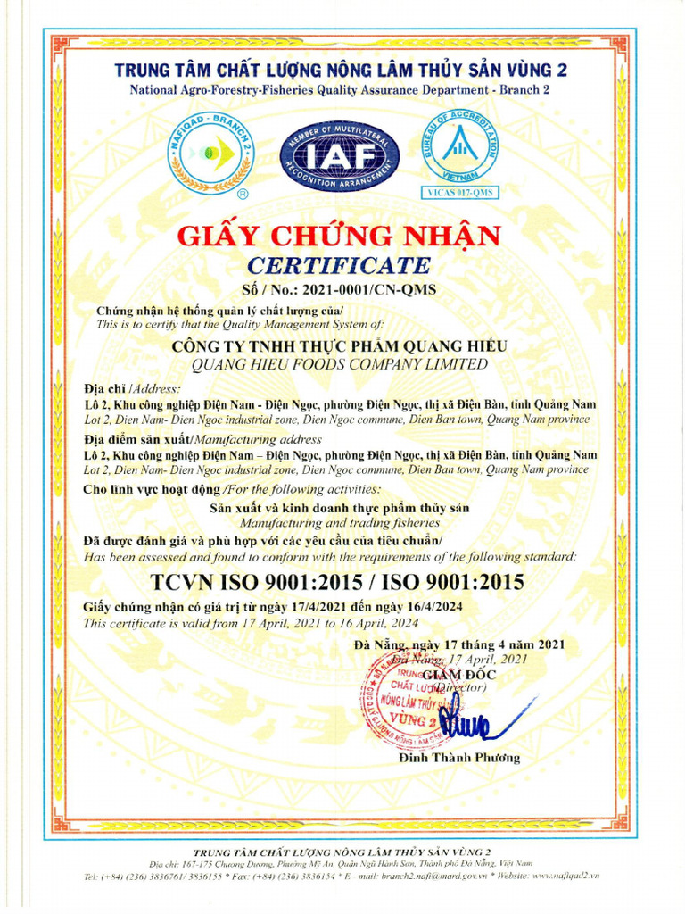 Iso 9001-2015 QHF | PDF
