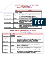 Grade XII-MTE - Syllabus 2023-24