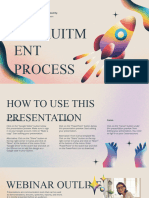 Recruitment Process Webinar Beige and Purple Minimal Gradient Presentation