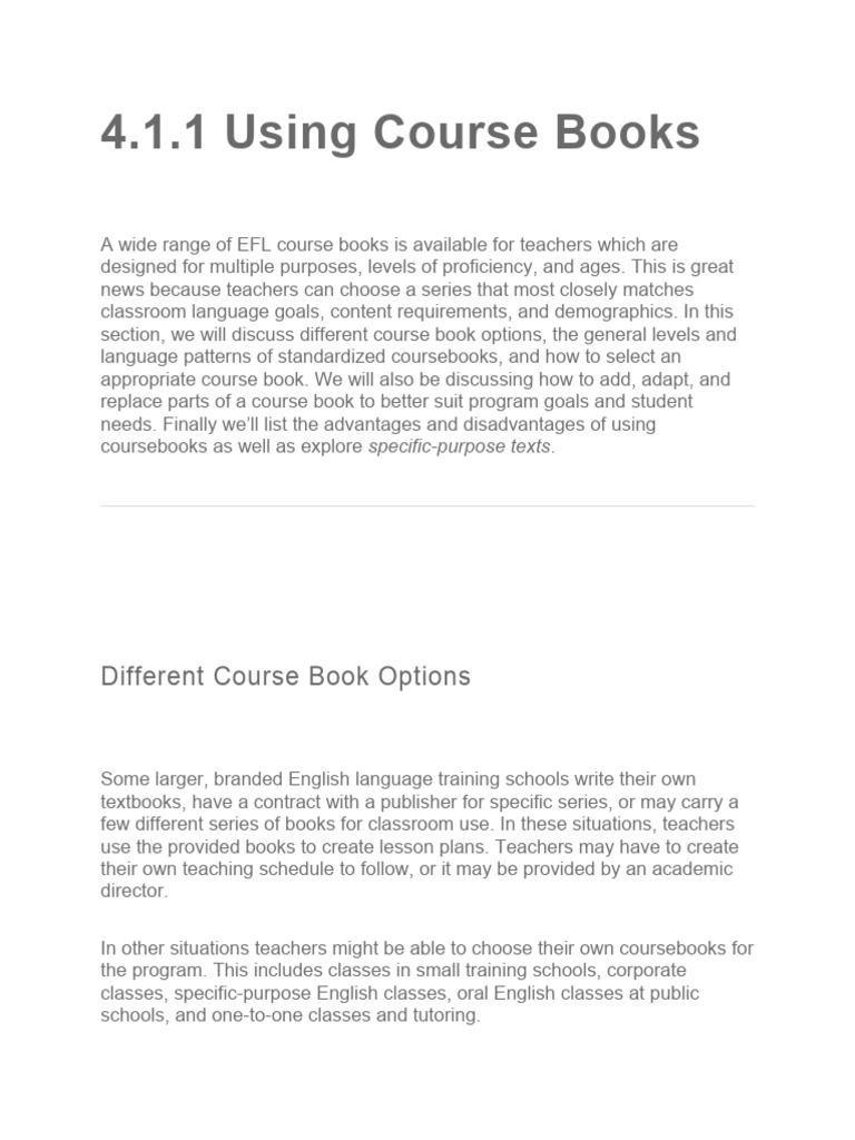 4 - Teaching Materials and Aids | PDF | English As A Second Or Foreign ...