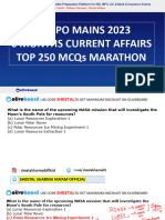IBPS PO MAINS 2023 6 MONTHS CURRENT AFFAIRS TOP 250 MCQs MARATHON